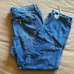 Free people distressed jeans 29